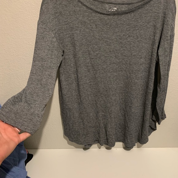 Grey 1/2 sleeve Blouse - Picture 2 of 3